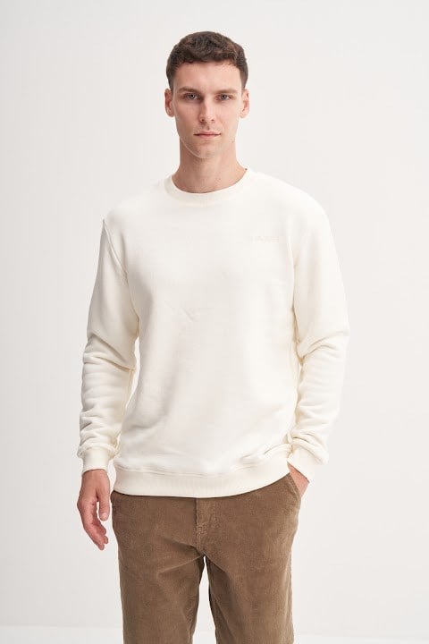 Cazador Erkek  Caz 54250 3Ipl. Bıs.Yk. Sweat Ekru