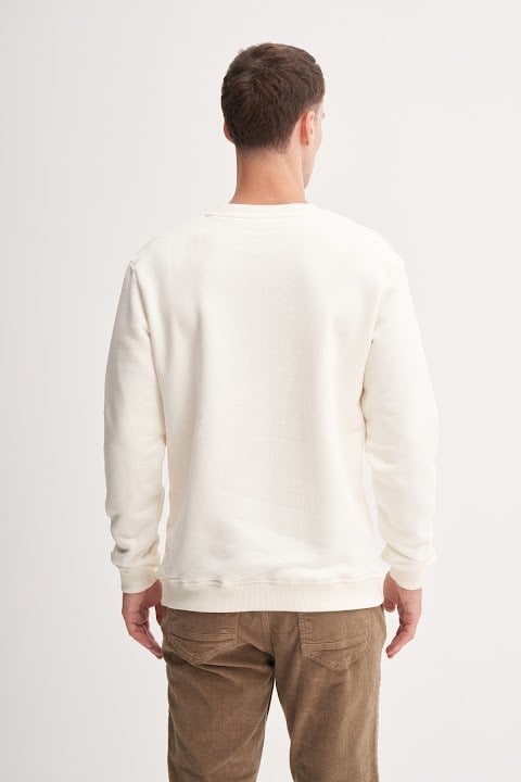 Cazador Erkek  Caz 54250 3Ipl. Bıs.Yk. Sweat Ekru