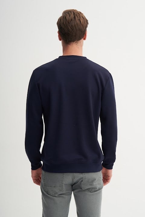 Cazador Erkek  Caz 54260 Vıskon Basıc Sweat Lacivert