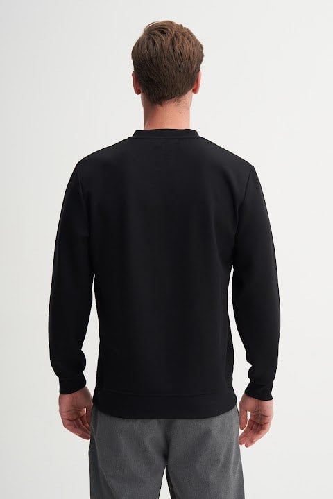Cazador Erkek  Caz 54260 Vıskon Basıc Sweat Siyah
