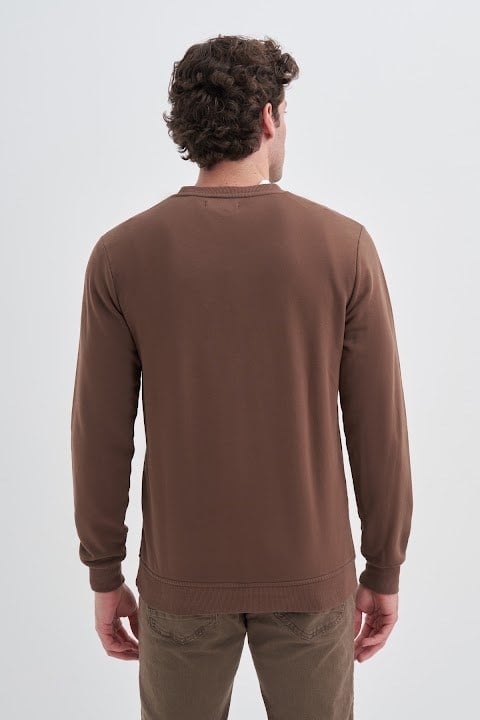 Cazador Erkek  Caz 56100 3 Ipl. Basıc Sweat Kahve
