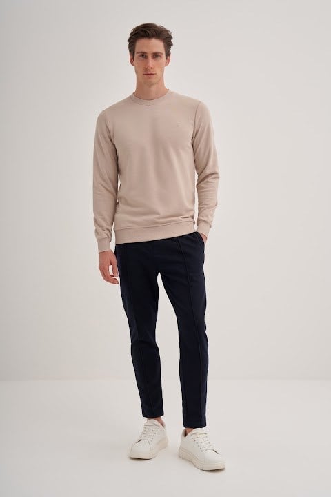 Cazador Erkek  Caz 56100 3 Ipl. Basıc Sweat Bej