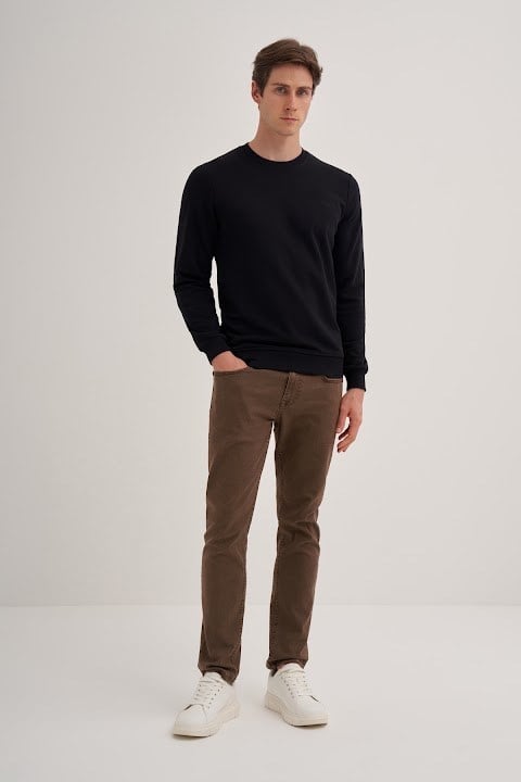 Cazador Erkek  Caz 56100 3 Ipl. Basıc Sweat Siyah