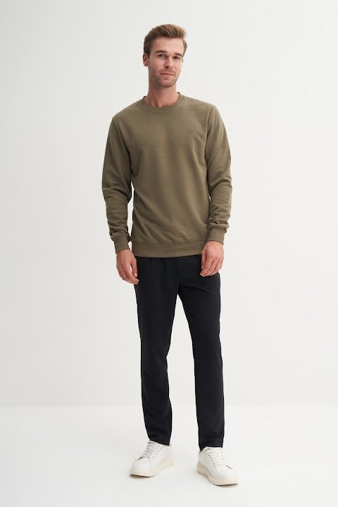 Cazador Erkek  Caz 56100 3 Ipl. Basıc Sweat A.Haki