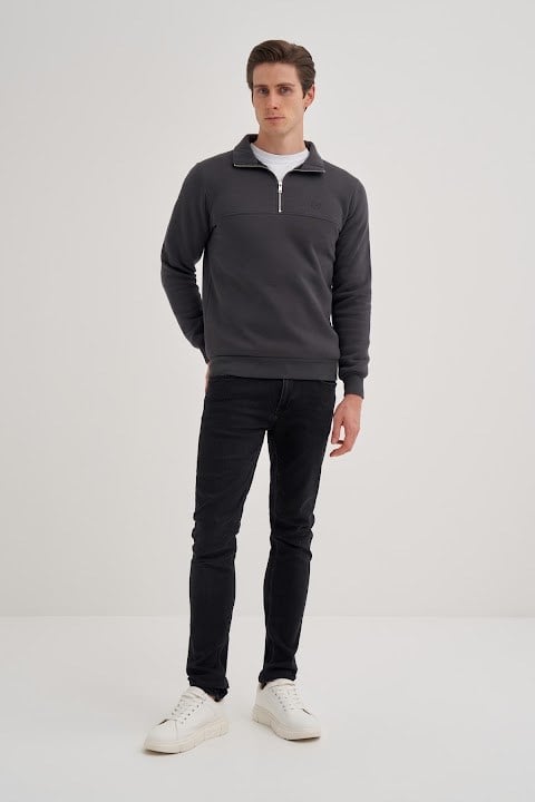 Cazador Erkek  Caz 56180 3 Ipl. Dik Yk. Sweat Antrasit