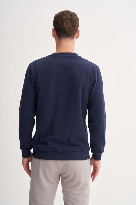Cazador Erkek  Caz 56400 Selanik Bıs.Yk. Sweat İndigo