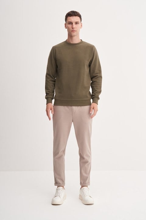 Cazador Erkek  Caz 56400 Selanik Bıs.Yk. Sweat Haki