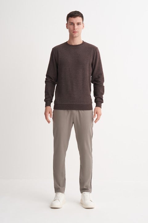 Cazador Erkek  Caz 56400 Selanik Bıs.Yk. Sweat Kahve