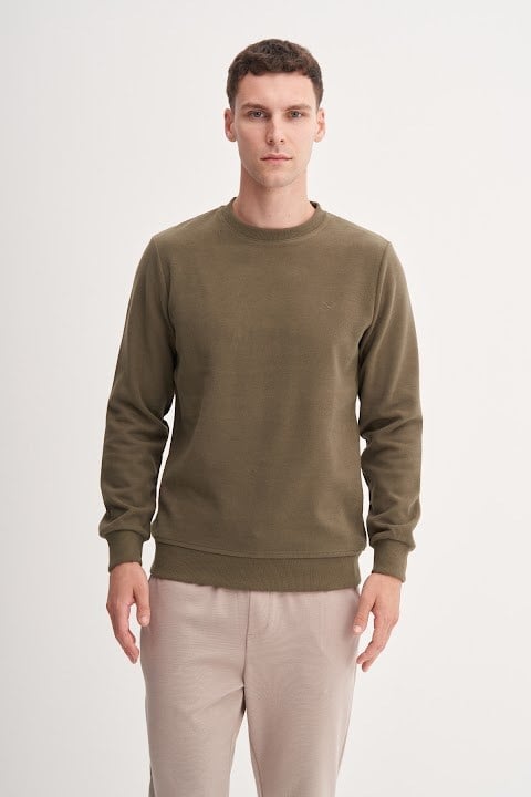Cazador Erkek  Caz 56400 Selanik Bıs.Yk. Sweat Haki