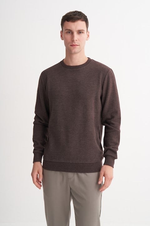 Cazador Erkek  Caz 56400 Selanik Bıs.Yk. Sweat Kahve