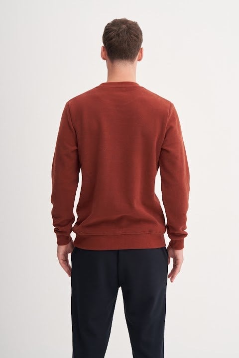 Cazador Erkek  Caz 56400 Selanik Bıs.Yk. Sweat Kiremit