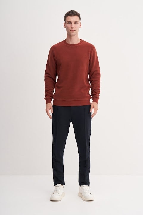 Cazador Erkek  Caz 56400 Selanik Bıs.Yk. Sweat Kiremit