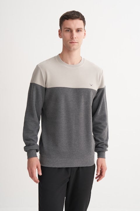 Cazador Erkek  Caz 56420 Selanık Bıs.Yk. Sweat Gri