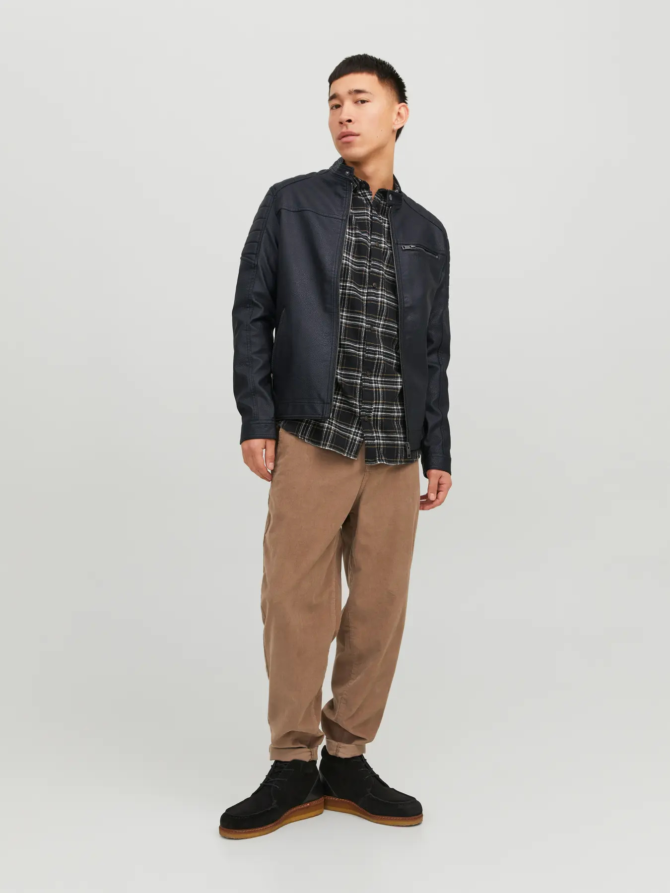 Jack&Jones  Erkek 12147218 Jjerocky Jacket Noos  Outerwear Siyah
