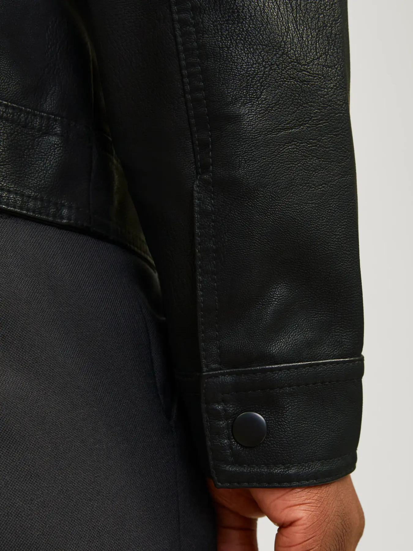 Jack&Jones  Erkek 12182461 Jjewarner Jacket Noos Siyah