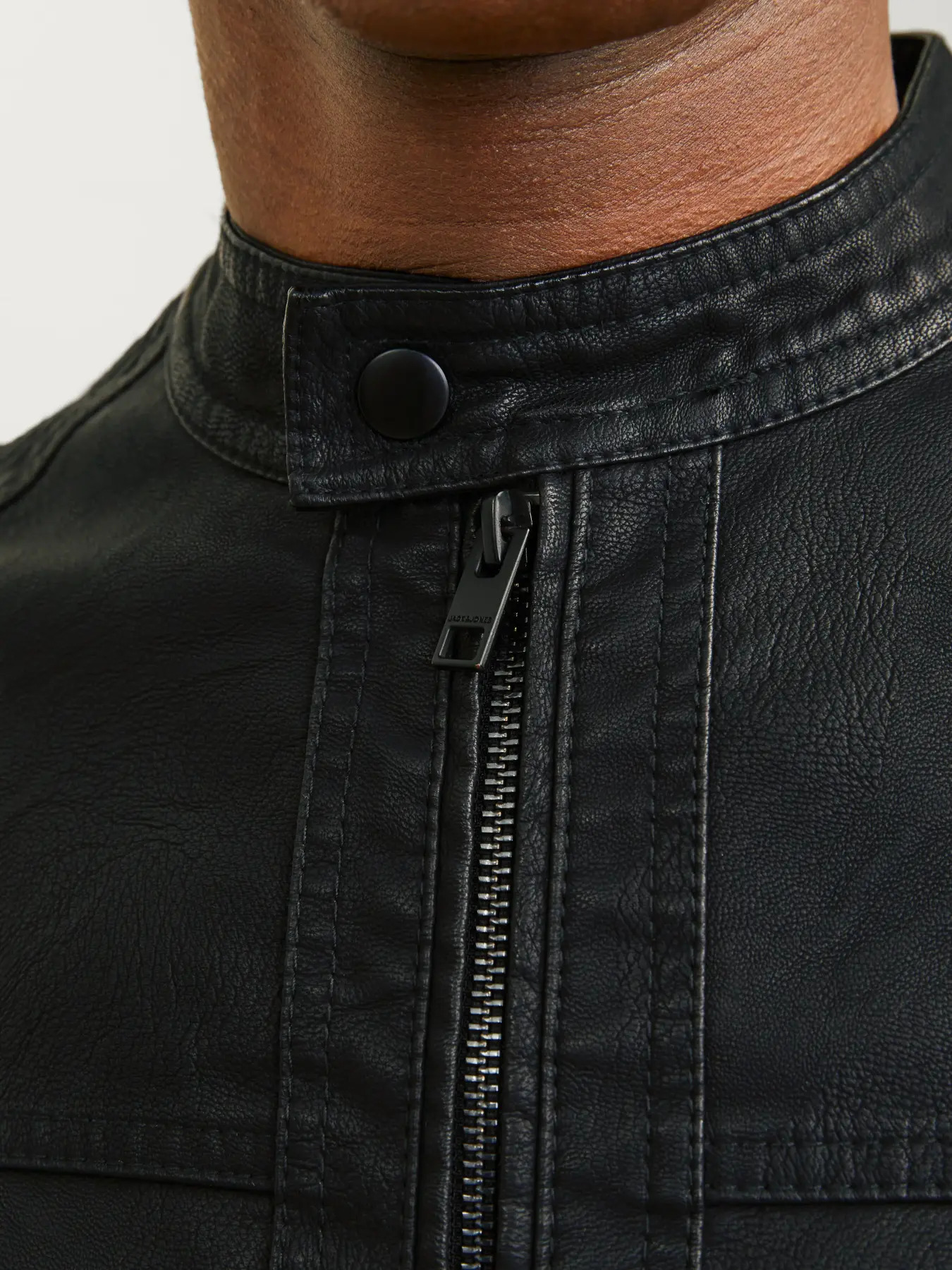 Jack&Jones  Erkek 12182461 Jjewarner Jacket Noos Siyah