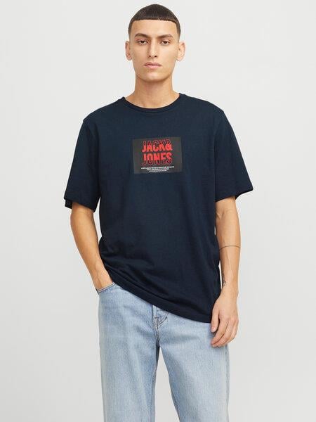 Jack&Jones Erkek 12268477 T-Shırt K.Lacivert