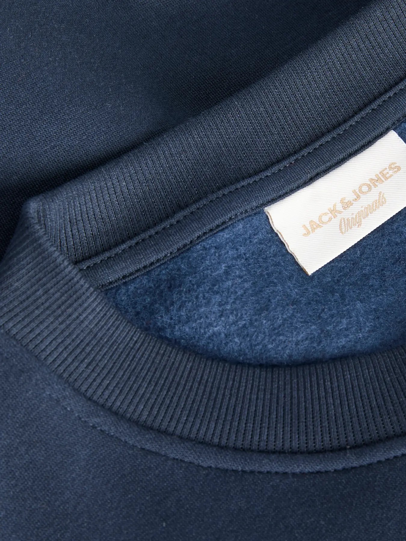 Jack&Jones Erkek 12290659 jorlogo sweat crew neck tr ss25 Sweatshirts Lacivert