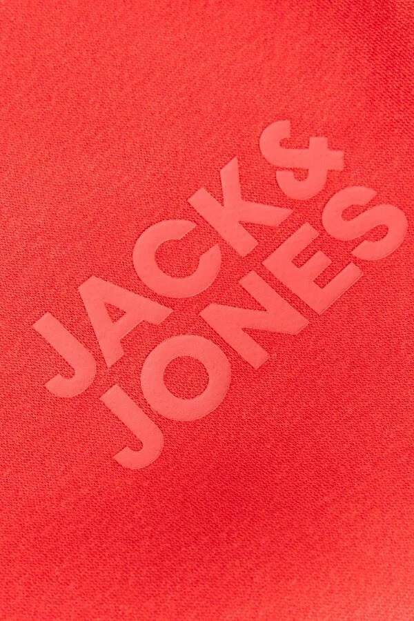 Jack&Jones Erkek 12290659 jorlogo sweat crew neck tr ss25 Sweatshirts Kırmızı