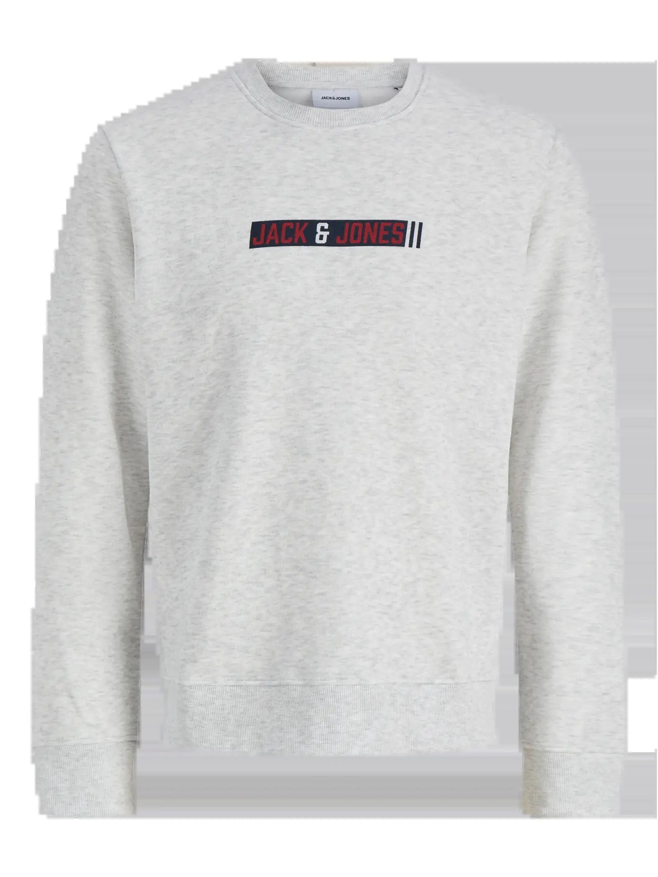 Jack&Jones Erkek 12298431 jjmunk sweat crew neck Sweatshirts Beyaz