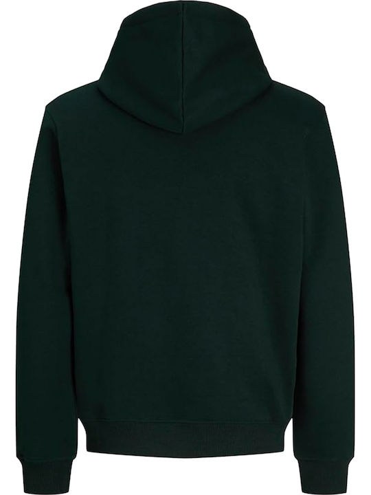 Jack&Jones Erkek 12298432 jjmunk sweat hood Sweatshirts K.Yeşil