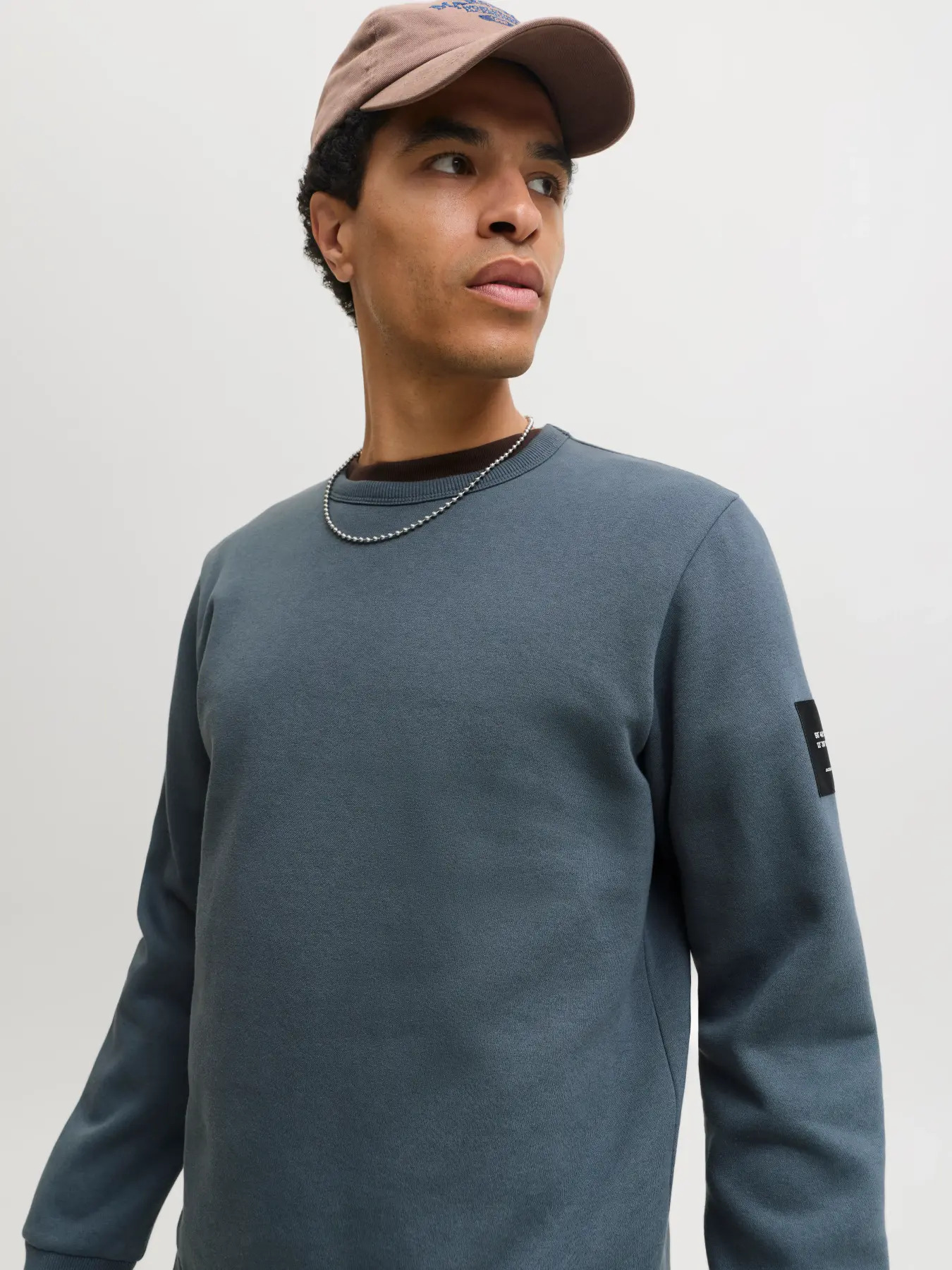 Jack&Jones  Erkek 12298440 Jjcleveland Sweat Crew Neck Ln Sweatshirts K.Gri