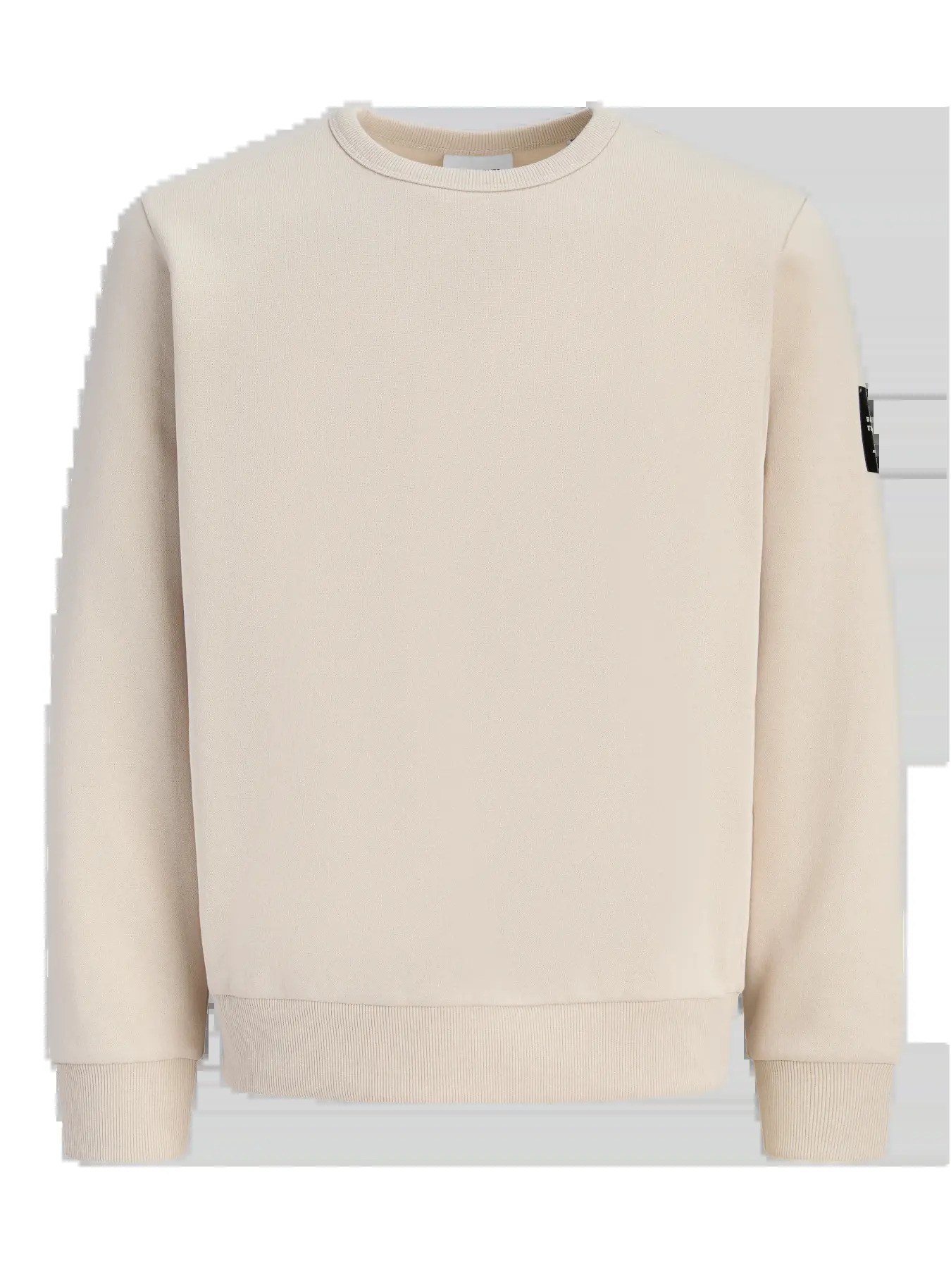 Jack&Jones  Erkek 12298440 Jjcleveland Sweat Crew Neck Ln Sweatshirts Beyaz