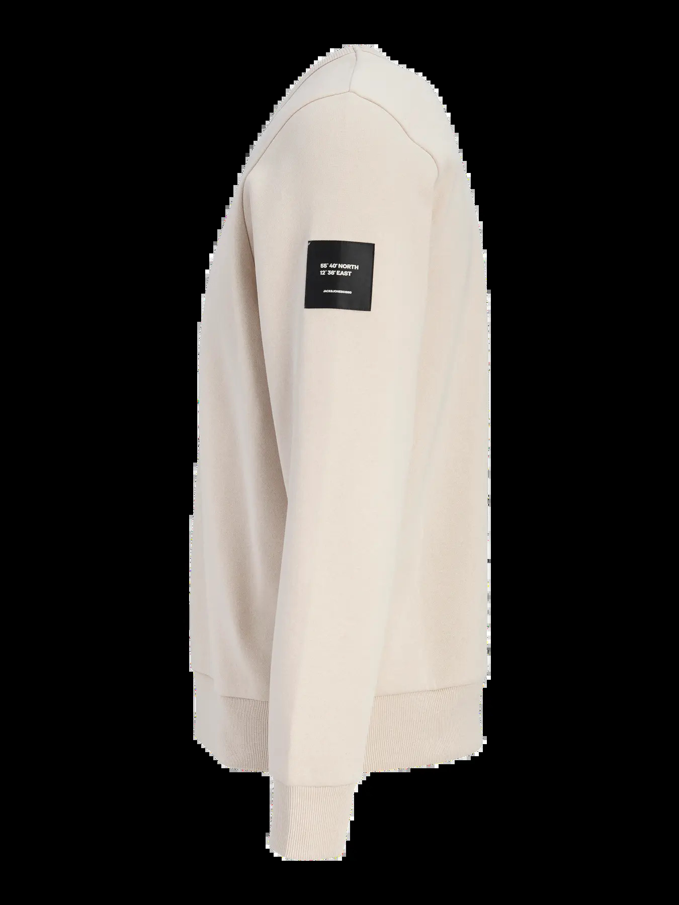 Jack&Jones  Erkek 12298440 Jjcleveland Sweat Crew Neck Ln Sweatshirts Beyaz