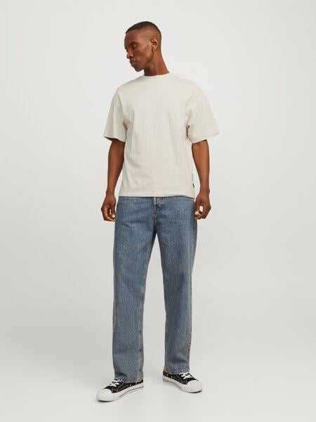 Jack&Jones Essentıals Erkek 12254412 T-Shirt Krem