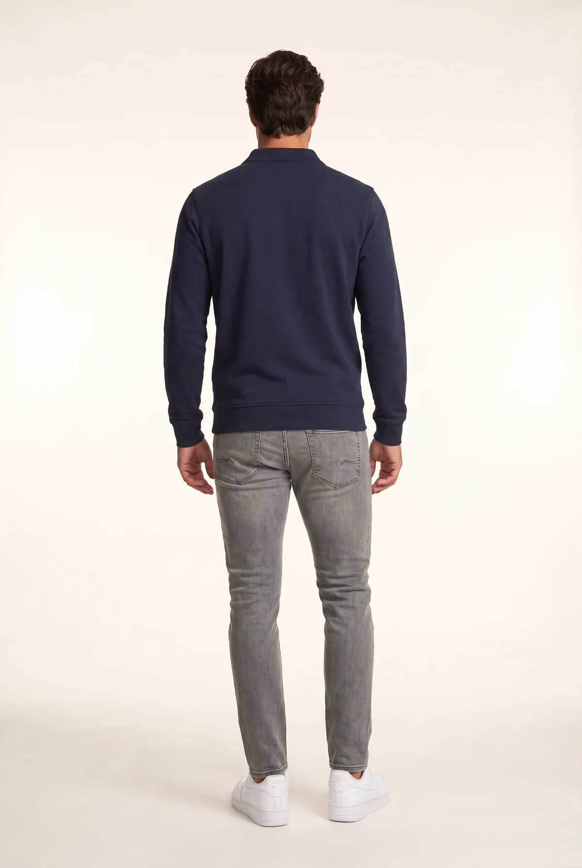 Jsco Erkek 6218 Polo Yaka Selanik Sweat K.Lacivert
