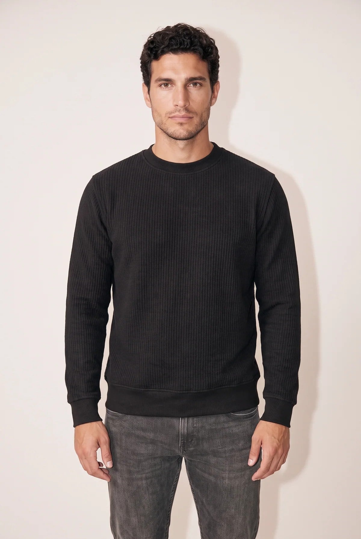 Jsco Erkek 6237 0 Yaka 30/1 İb  Sweat Siyah