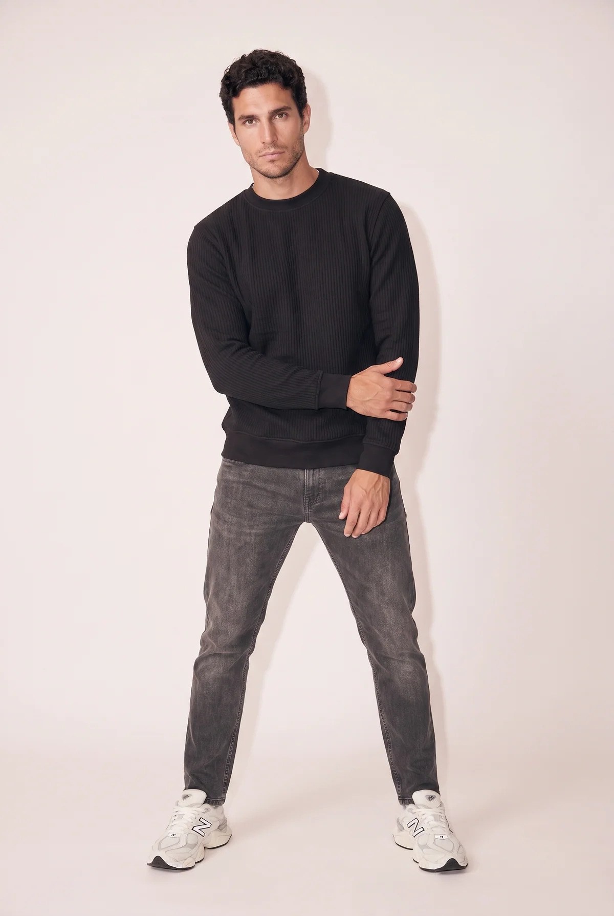 Jsco Erkek 6237 0 Yaka 30/1 İb  Sweat Siyah