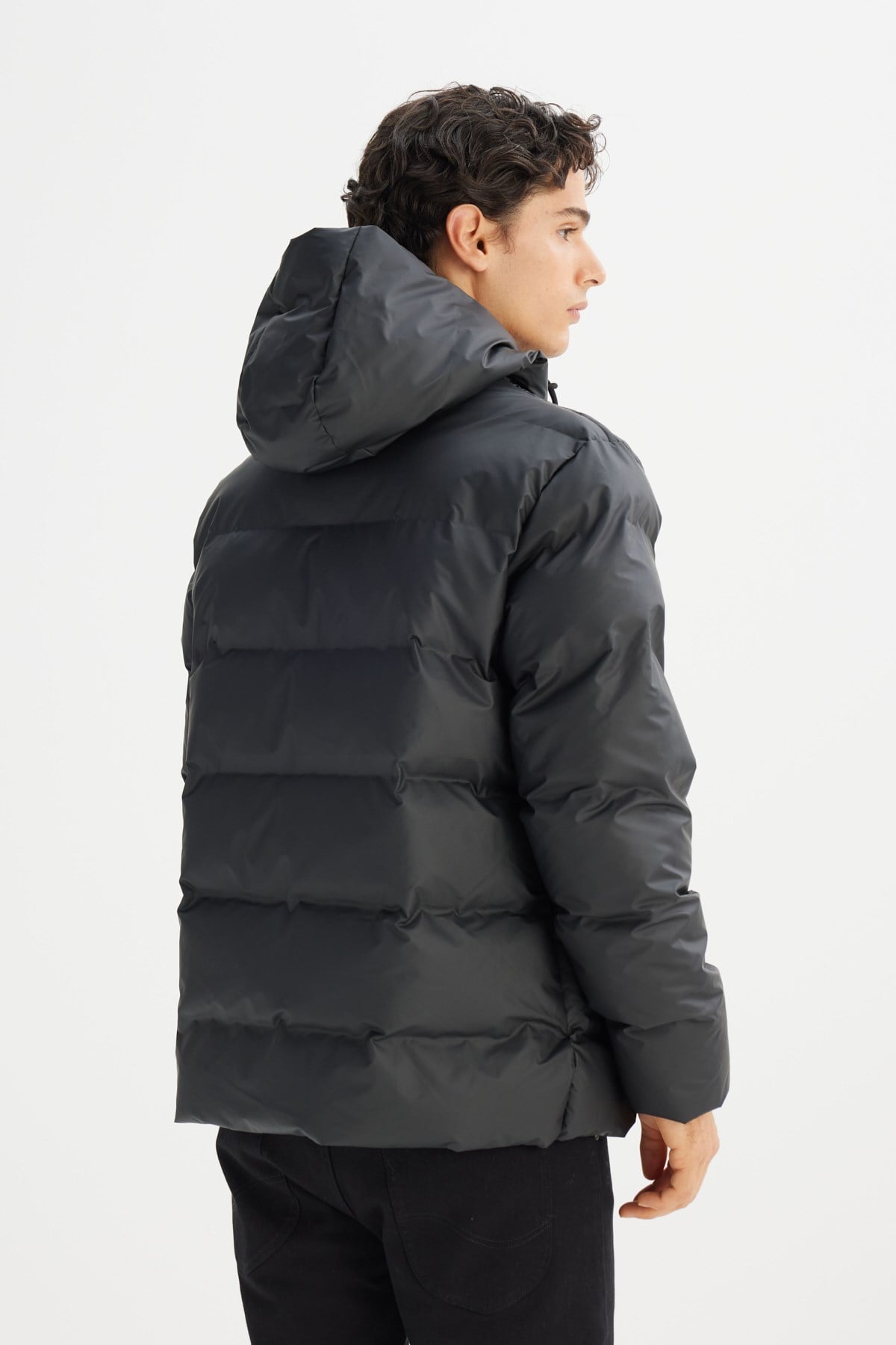 Lee Erkek L2520263001 Erkek Şişme Mont/Black Standart