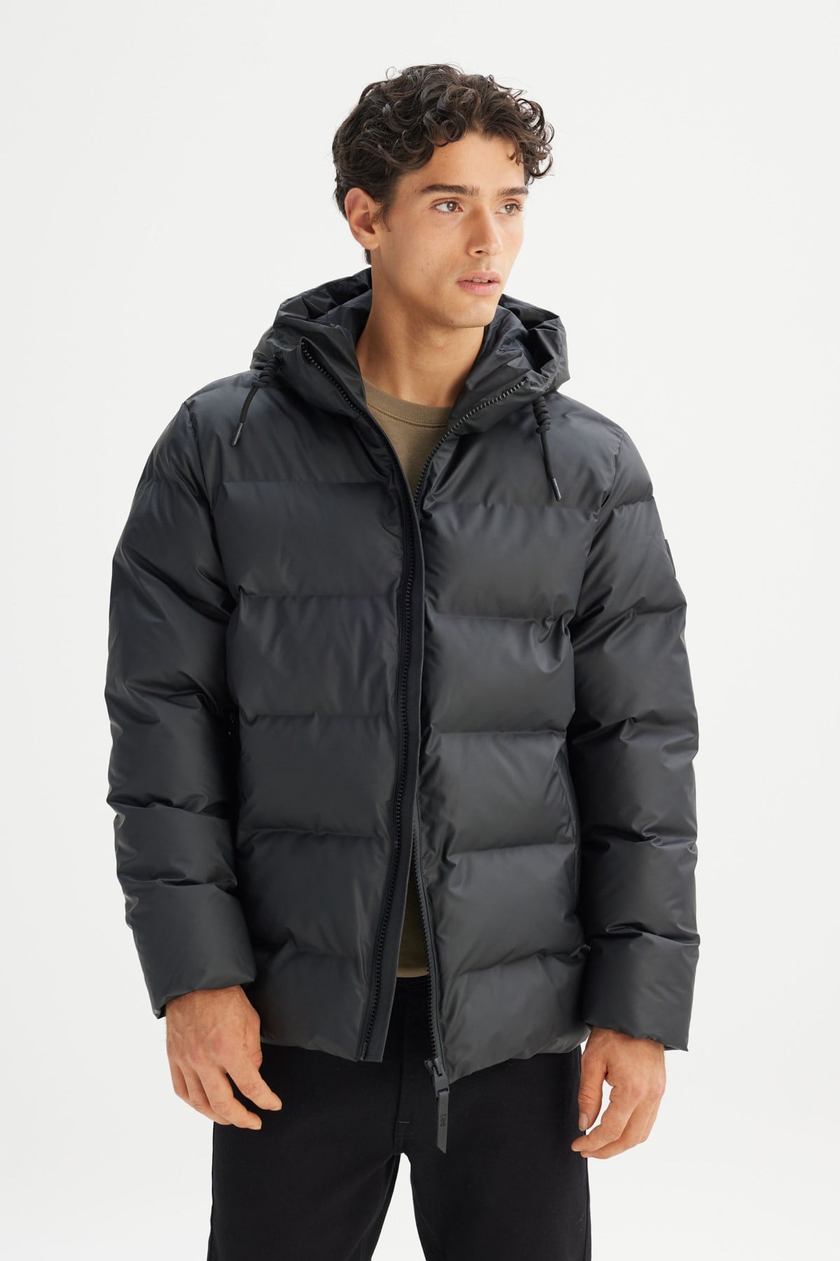 Lee Erkek L2520263001 Erkek Şişme Mont/Black Standart