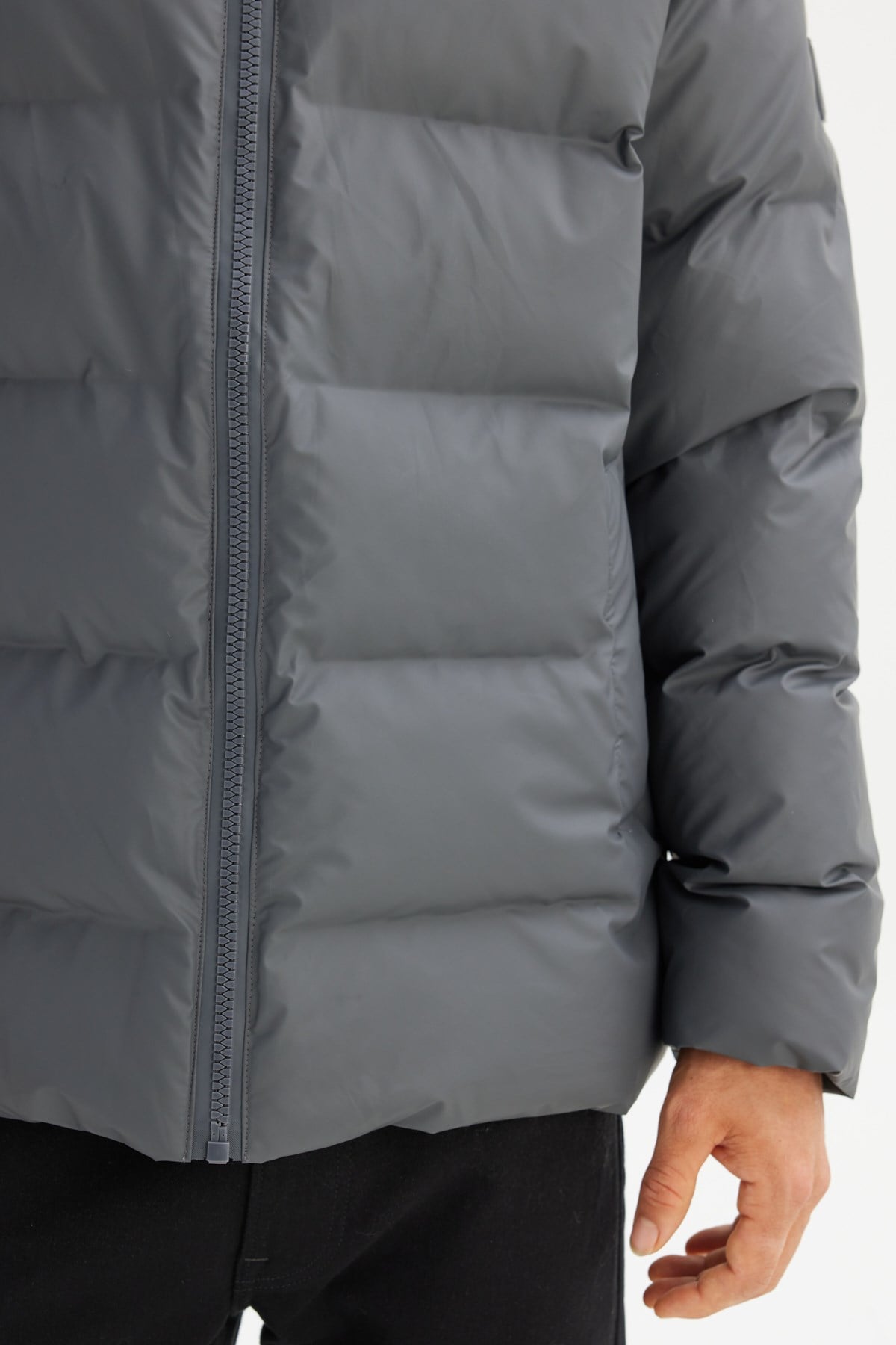 Lee Erkek L2520263035 Erkek Şişme Mont/Gray Standart