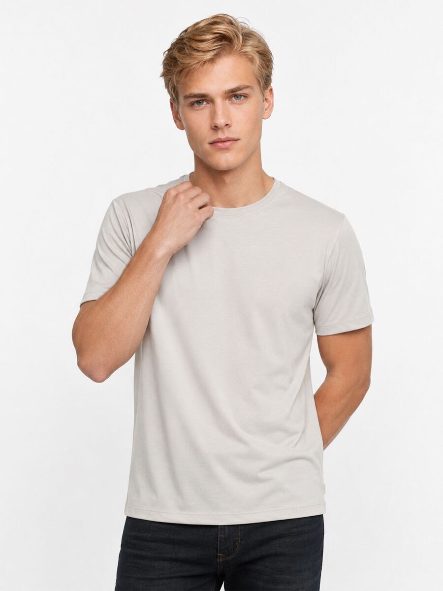 Loft Erkek LF2038850 T-Shirt Taş