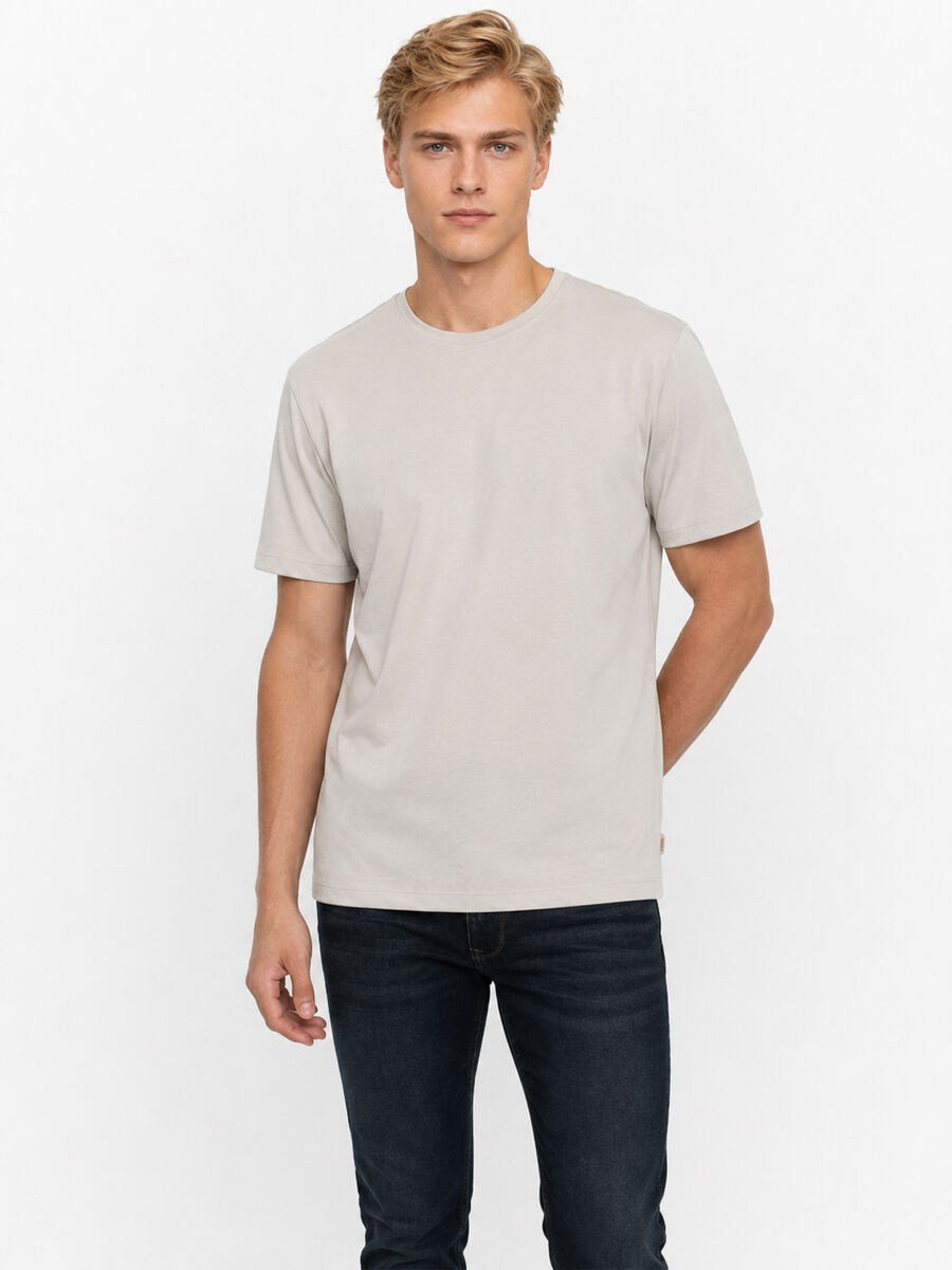 Loft Erkek LF2038850 T-Shirt Taş