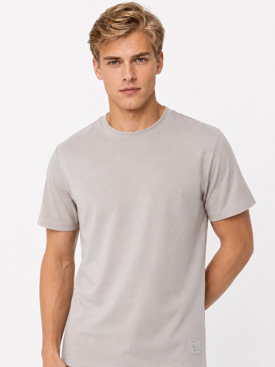 Loft Erkek LF2040581 T-Shirt Taş