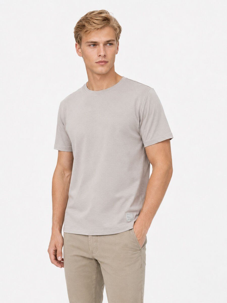 Loft Erkek LF2040581 T-Shirt Taş