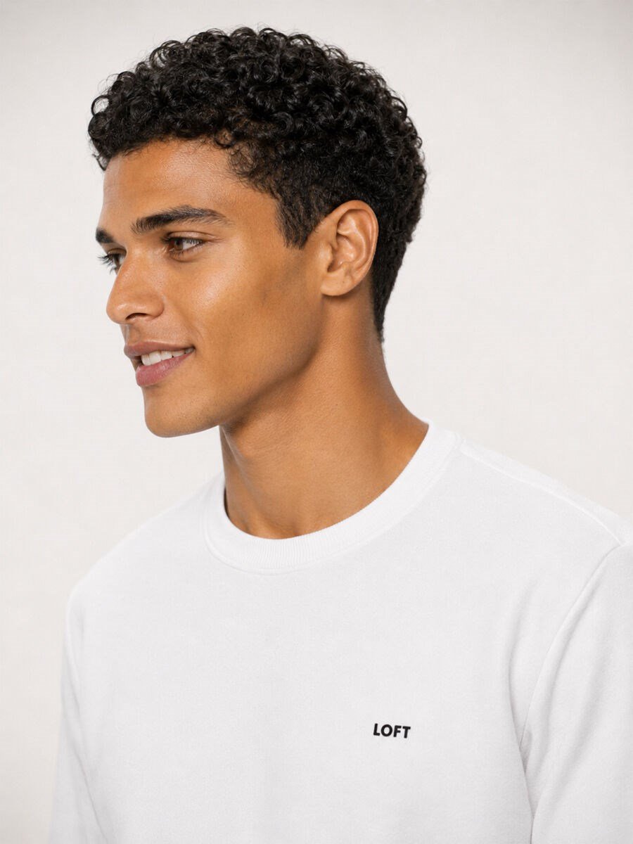 Loft Erkek LF2044038 Sweat Beyaz