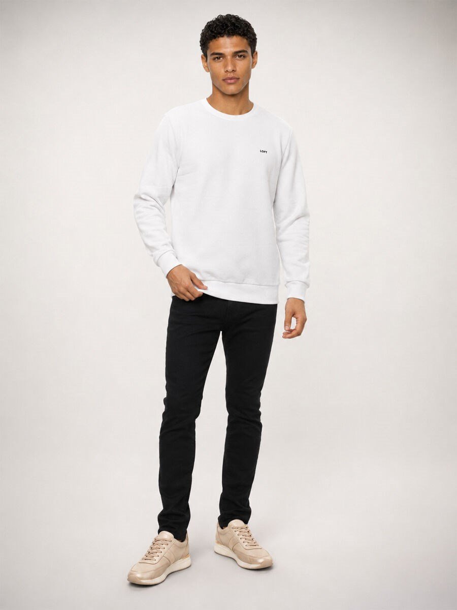 Loft Erkek LF2044038 Sweat Beyaz