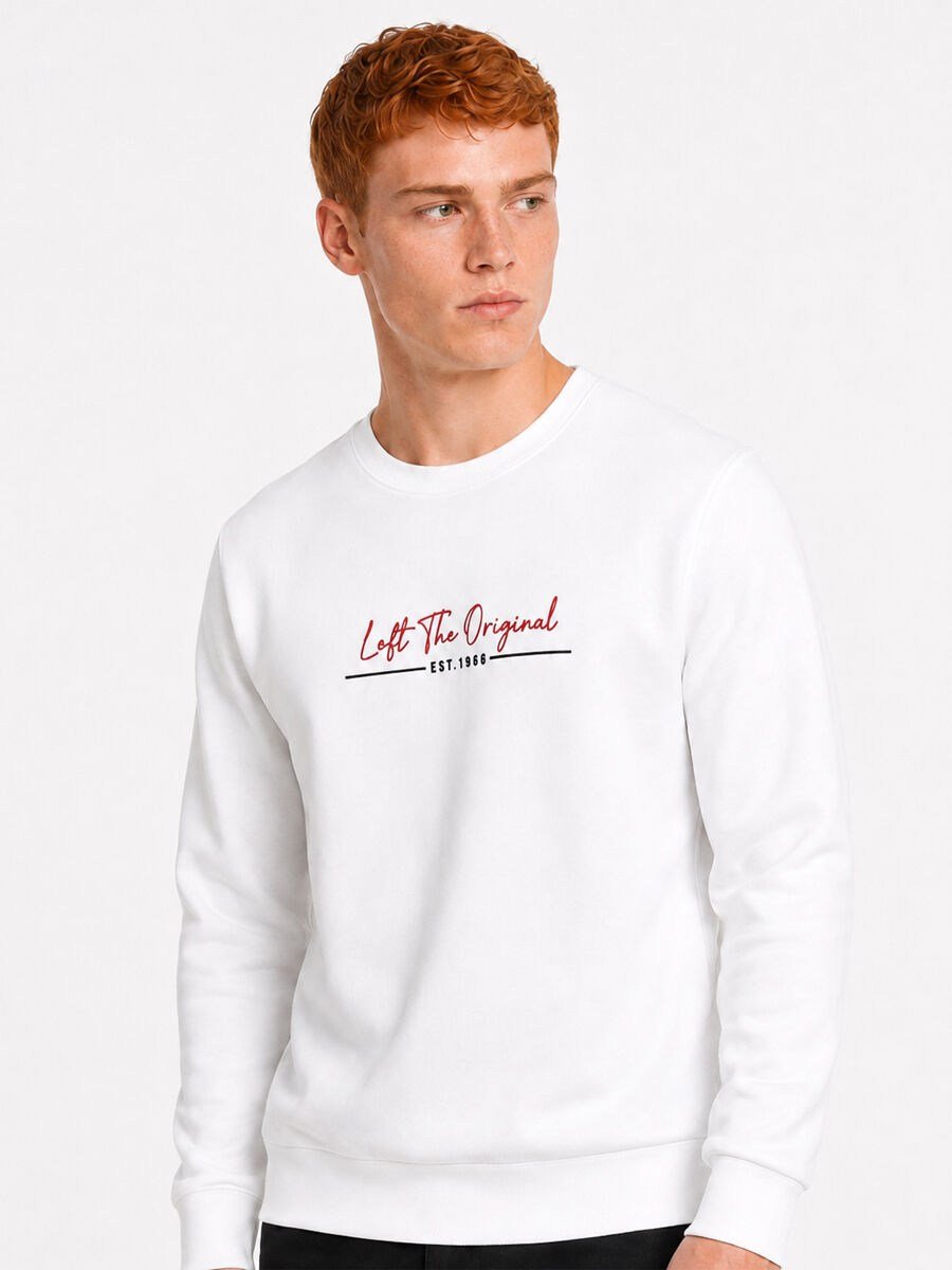 Loft Erkek LF2044440 Sweat Kırık Beyaz