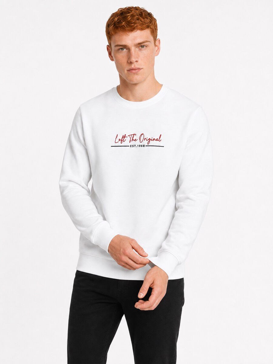 Loft Erkek LF2044440 Sweat Kırık Beyaz