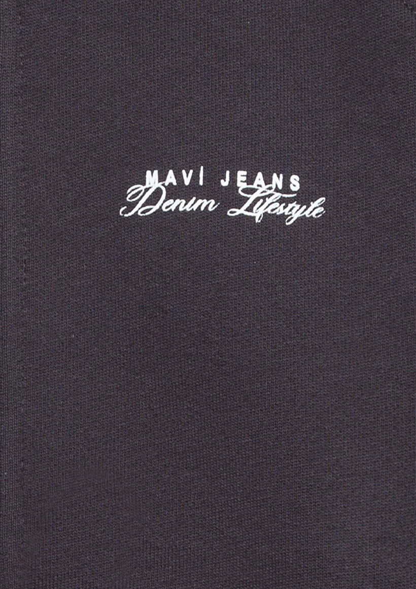 Mavi Çocuk M7S10192-70087 LOGO SWEATSHIRT TAM FERMUARLI Kömür Standart