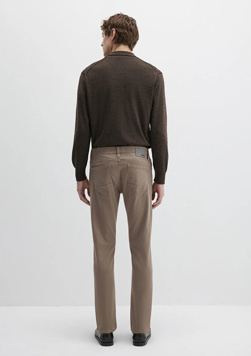 Mavi Erkek M0035189452 MARCUS Renkli Denim Pantolon Kahverengi Comfort Kahve
