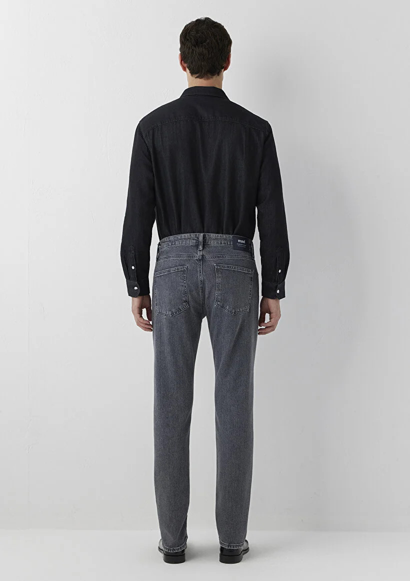 Mavi Erkek M00351A4005 Denim Pantolon MARCUS Dolphin Grey Classic Comfort Gri