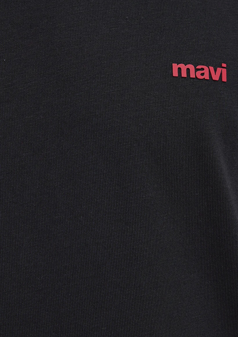 Mavi Erkek M00612216900 Mavi Baskılı Tişört Siyah Siyah