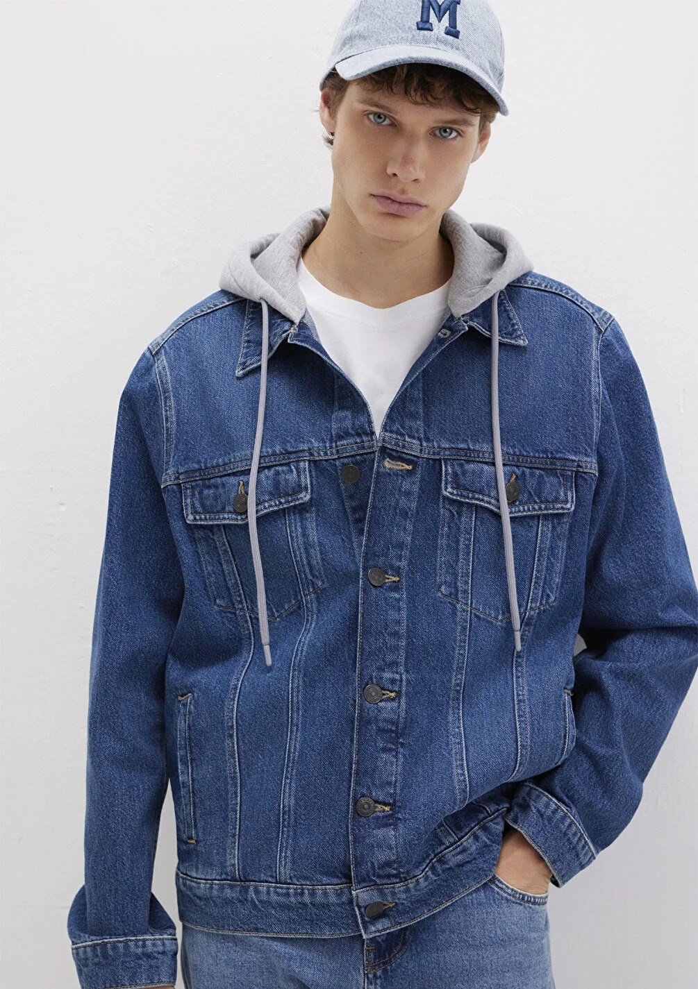 Mavi Erkek M0112808-90839 Denim Ceket BRANDON 90lar Vintage Koyu Mavi K.Mavi
