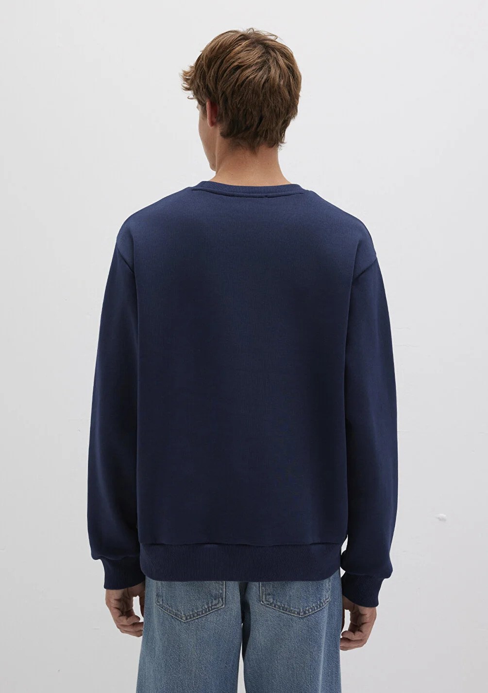 Mavi Erkek M0S10379-70488 Mavi Baskılı Sweatshırt Koyu Lacivert K.Lacivert