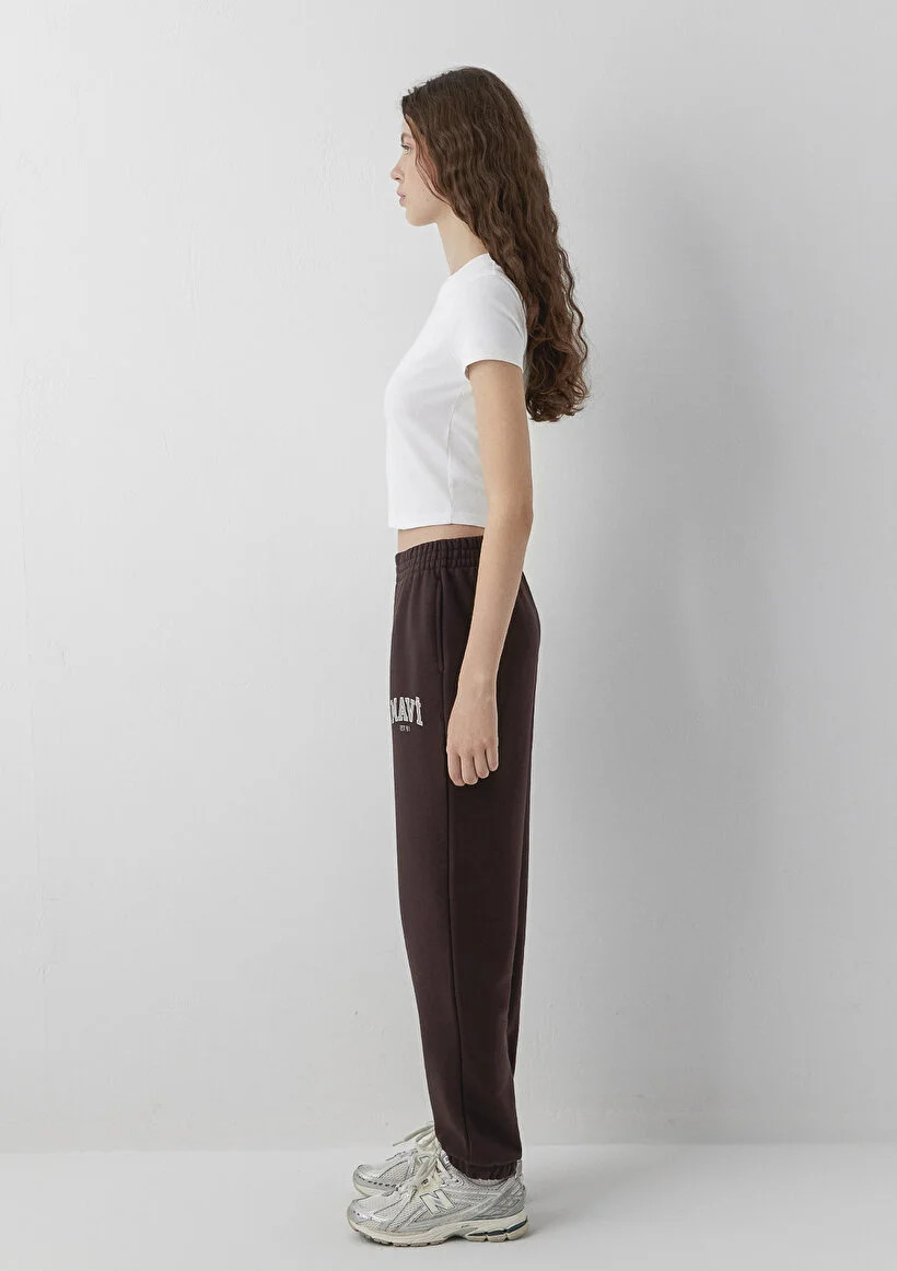 Mavi Kadın  M1010757-70240 ÖRME PANTOLON Black Coffee Mürdüm